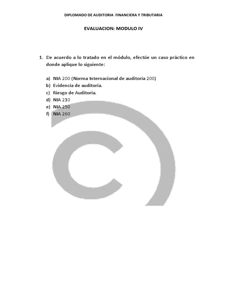 Evaluacion Modulo 4 | PDF
