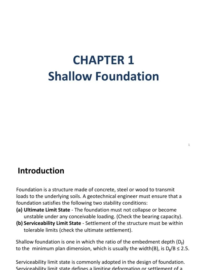 Geotechnical Design (Shallow Foundation) | PDF | Foundation (Engineering) | Geotechnical Engineering
