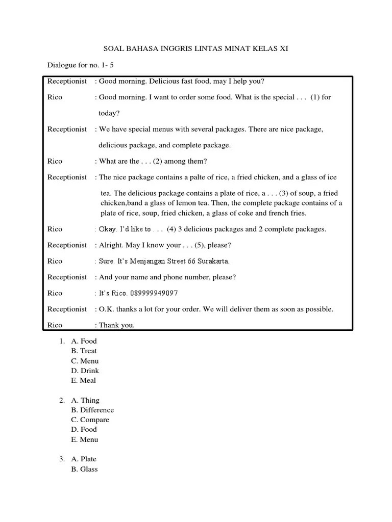 Rpp 1 Lembar Bahasa Inggris Sma Kelas X Xi Dan Xii Kurikulum 2013 Revisi 2020 Bahasa Bahasa Inggris Matematika Kelas 8 