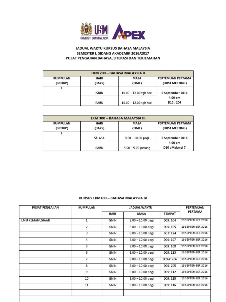 Jadual Bm Pdf