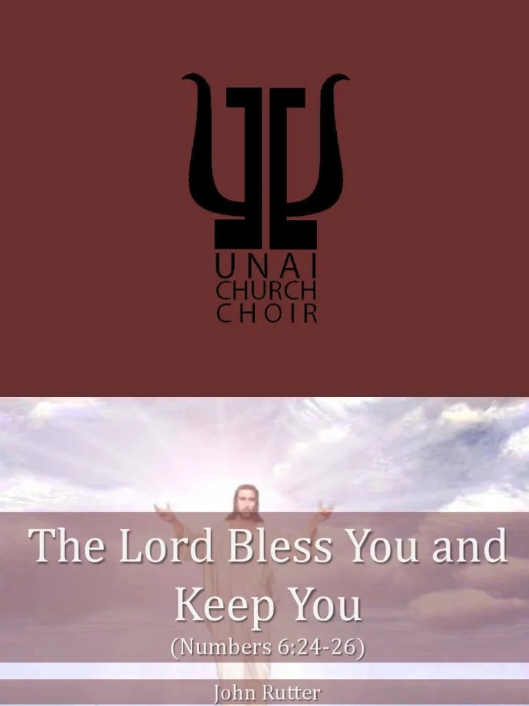The Lord Bless You And Keep You | PDF
