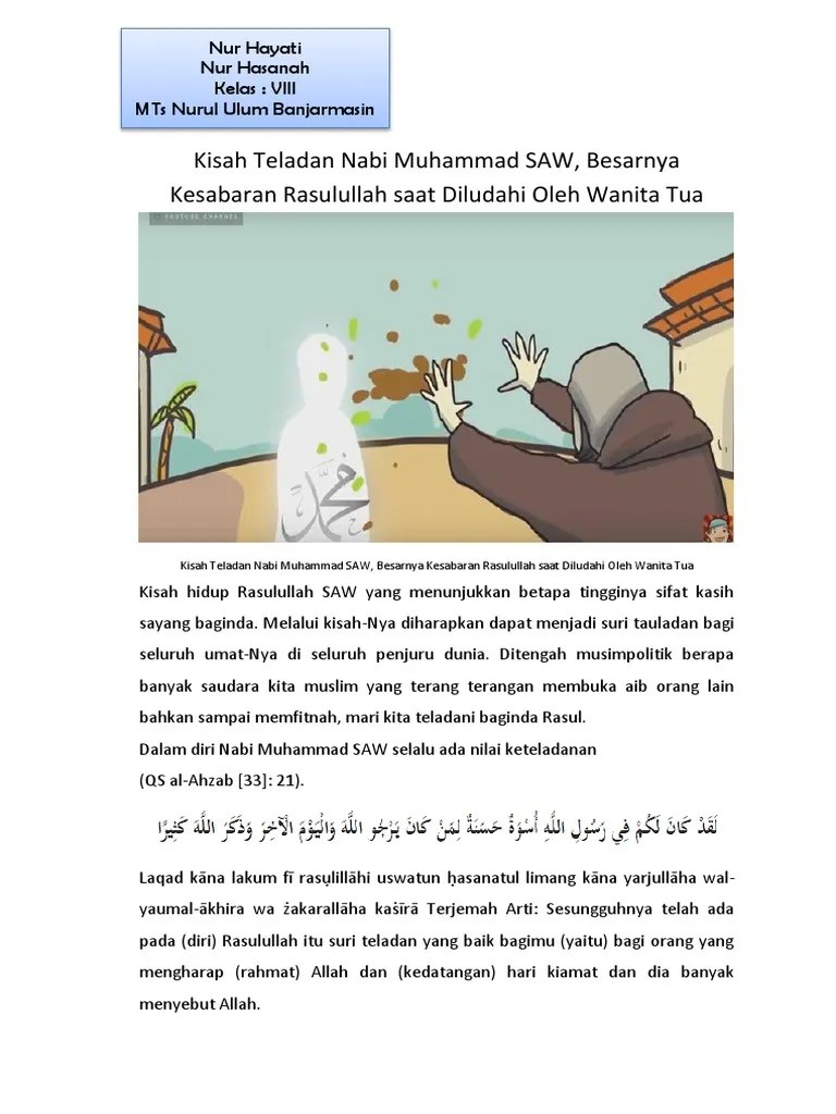 Kisah Teladan Nabi Muhammad SAW | PDF