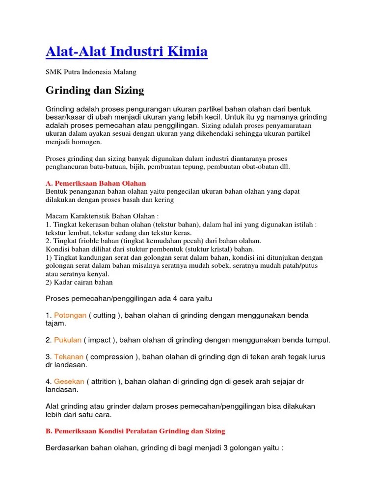 Alat Grinding | PDF