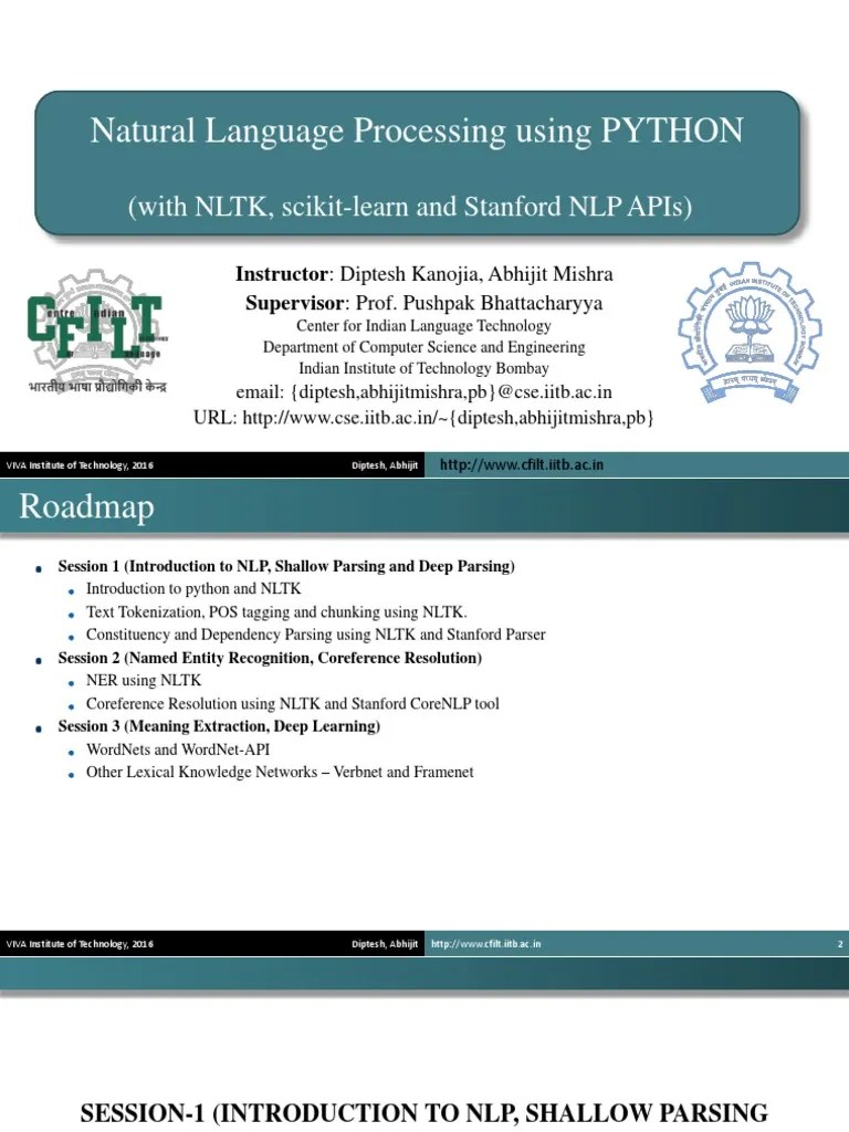 Natural Language Processing Using Python: (With NLTK, Scikit-Learn And ...