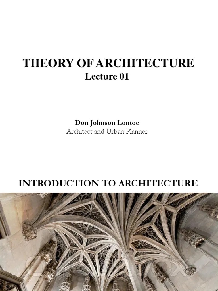 Architecture Lecture On Elements Of Design | PDF | Shape | Plane (Geometry)