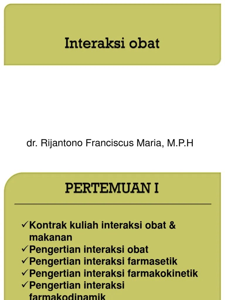Interaksi Obat Dan Makanan | PDF