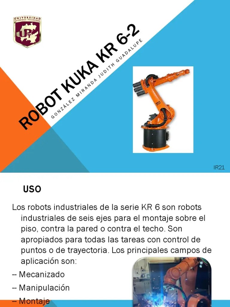Manual De Robot Kuka-K6 | PDF | Robot | Robótica