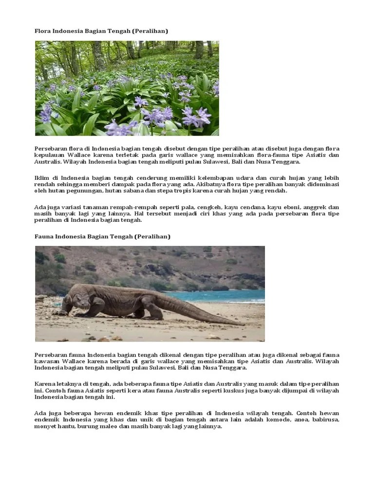 Flora Indonesia Bagian Tengah | PDF