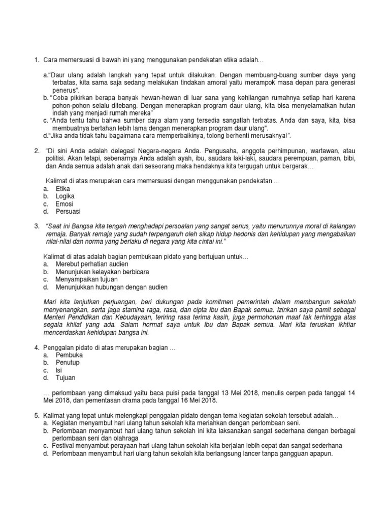 Contoh pidato pentingnya melestarikan hewan langka · contoh pidato tentang perpisahan sekolah singkat padat dan jelas · contoh pidato sosialisasi mencegah . Contoh Pidato Singkat Tentang Etika Berbicara Akurat Faktual Elegan Moltoday Com