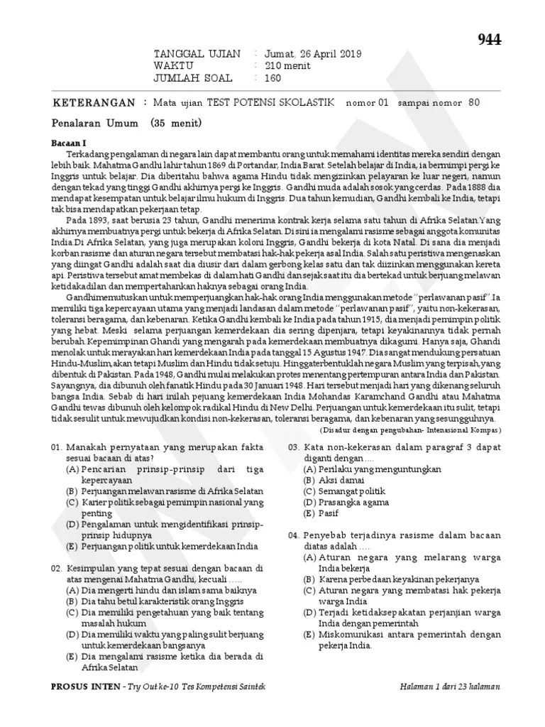 Saya masuk stis tahun 2013. To Inten Fix Pdf Pdf
