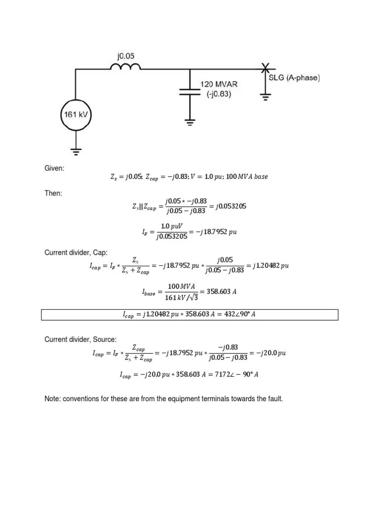 Capacitor Bank Fault Calculator | PDF | Teaching Methods & Materials | Technology & Engineering