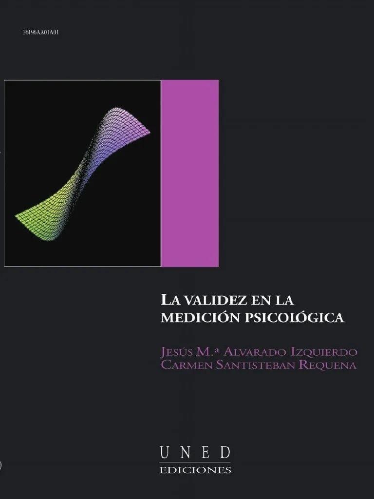 La Validez En La Medicion En Psicologia | PDF | Validez (Estadísticas ...