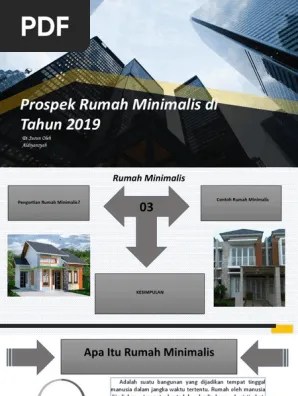 Pengertian prospek rumah minimalis di tahun 2019. Power Point Rumah Minimalis