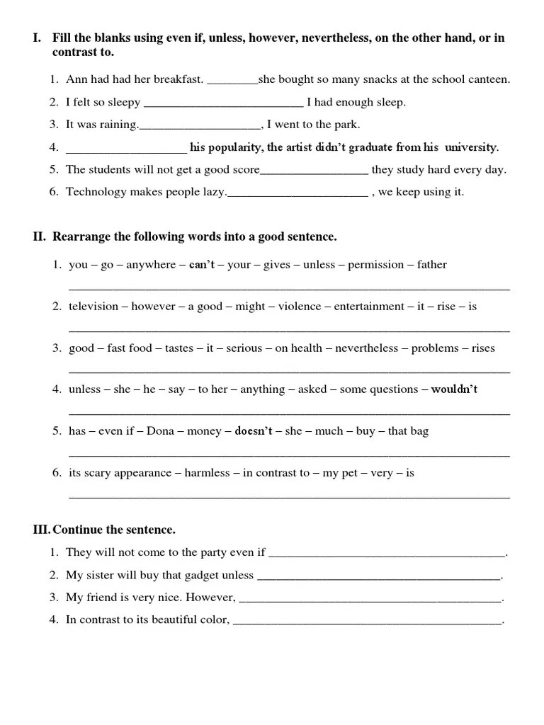 CONTOH SOAL Making Contrast 2 | PDF