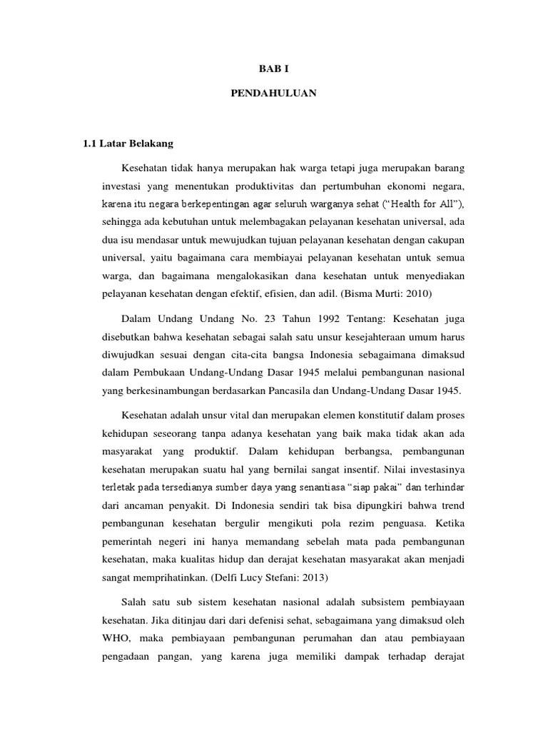 Dua diantaranya yaitu surat lamaran dan surat pernyataan. Makalah Pembiayaan Kesehatan Pdf