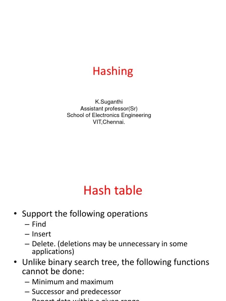 Hash Table PDF | PDF | Theoretical Computer Science | Discrete Mathematics