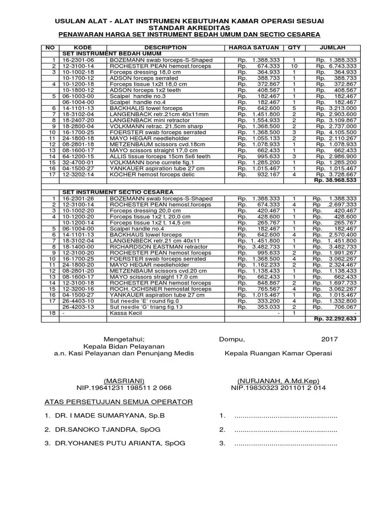 Penawaran harga in english
