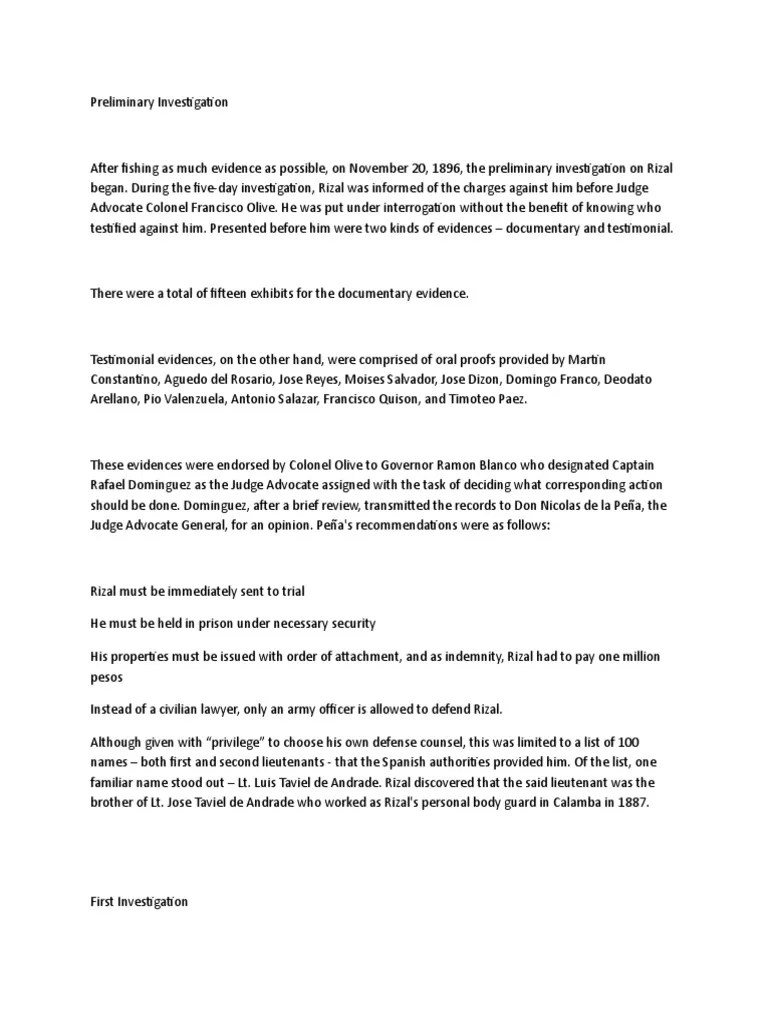 Preliminary Investigation | PDF | Philippines