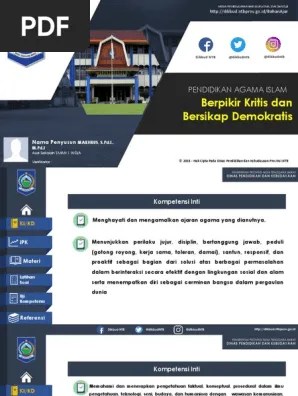 Jan 20, 2020 · soal dan jawaban berpikir kritis dan demokratis pilihan ganda. Berpikir Kritis Dan Bersikap Demokratis