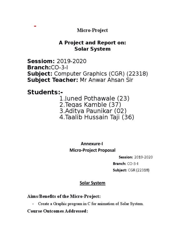 Solar System CGR | PDF | Planets | Computer Graphics