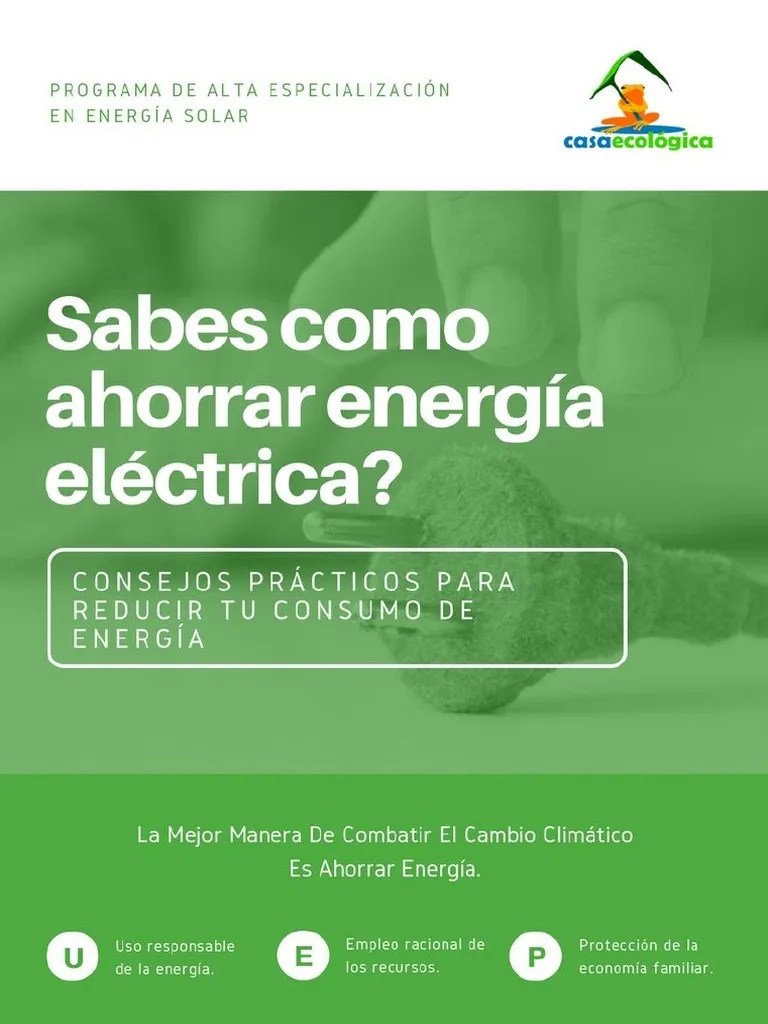Como Reducir El Consumo De Energia | Descargar Gratis PDF | Kilovatio Hora | Vatio