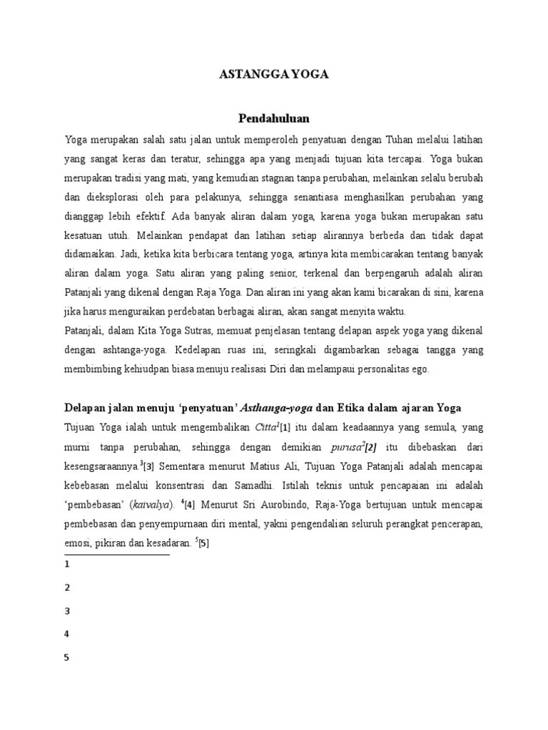 Astangga Yoga Adalah - Revisi Id
