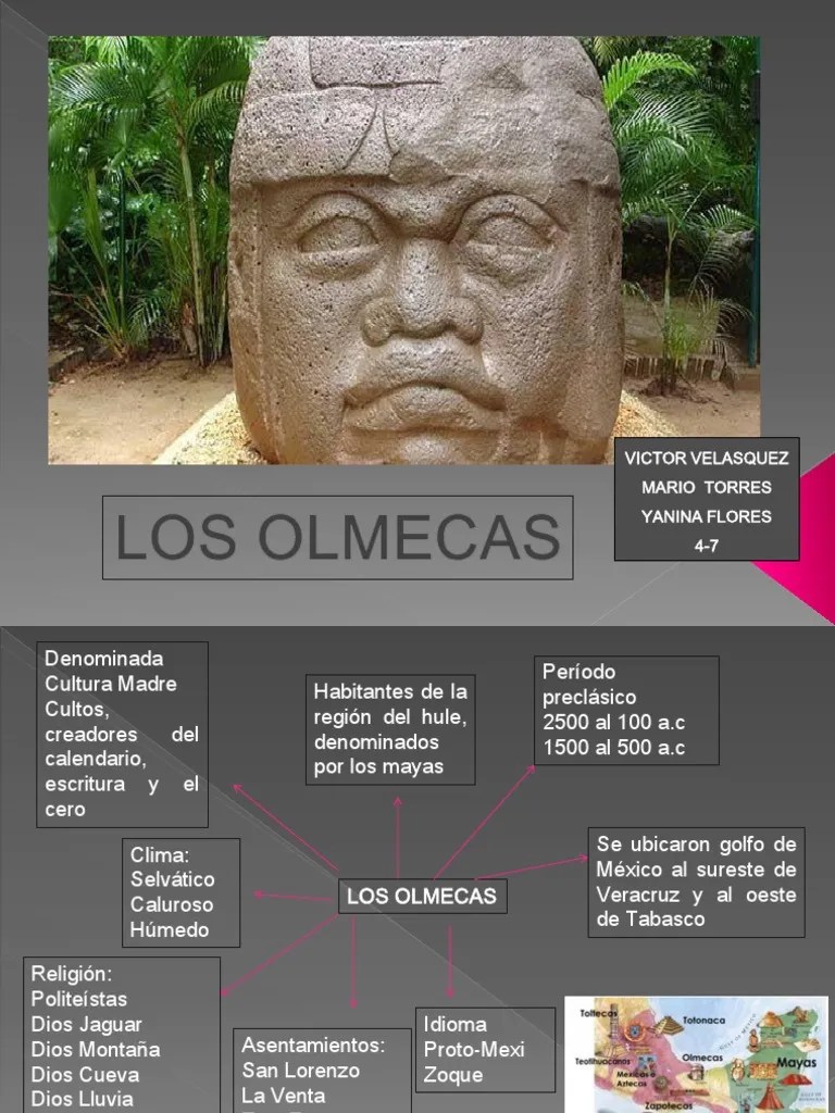 Los Olmecas | PDF | Mesoamérica | Cultura De Las Americas