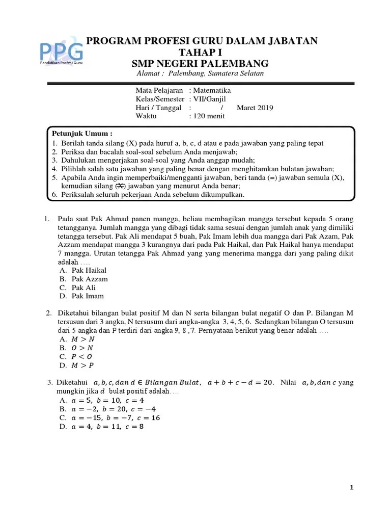 Maybe you would like to learn more about one of these? 12 Contoh Soal Hots Bilangan Bulat Negatif Kelas 6 Kumpulan Contoh Soal