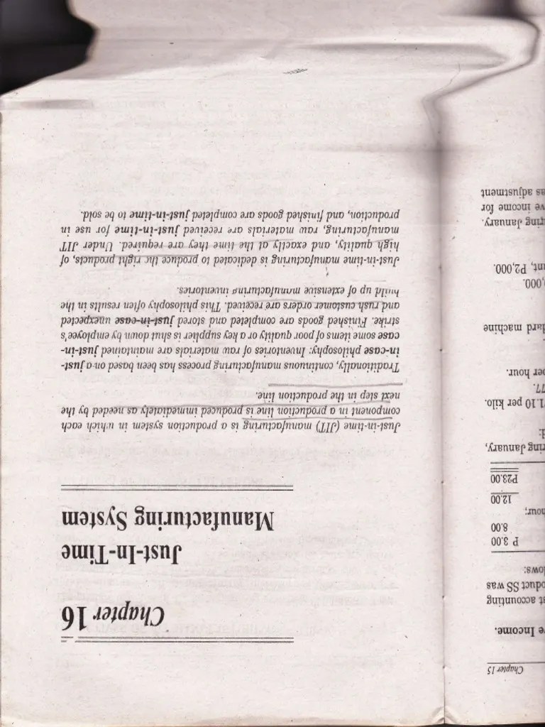 Just In Time | PDF | Business Economics | Corporate Jargon