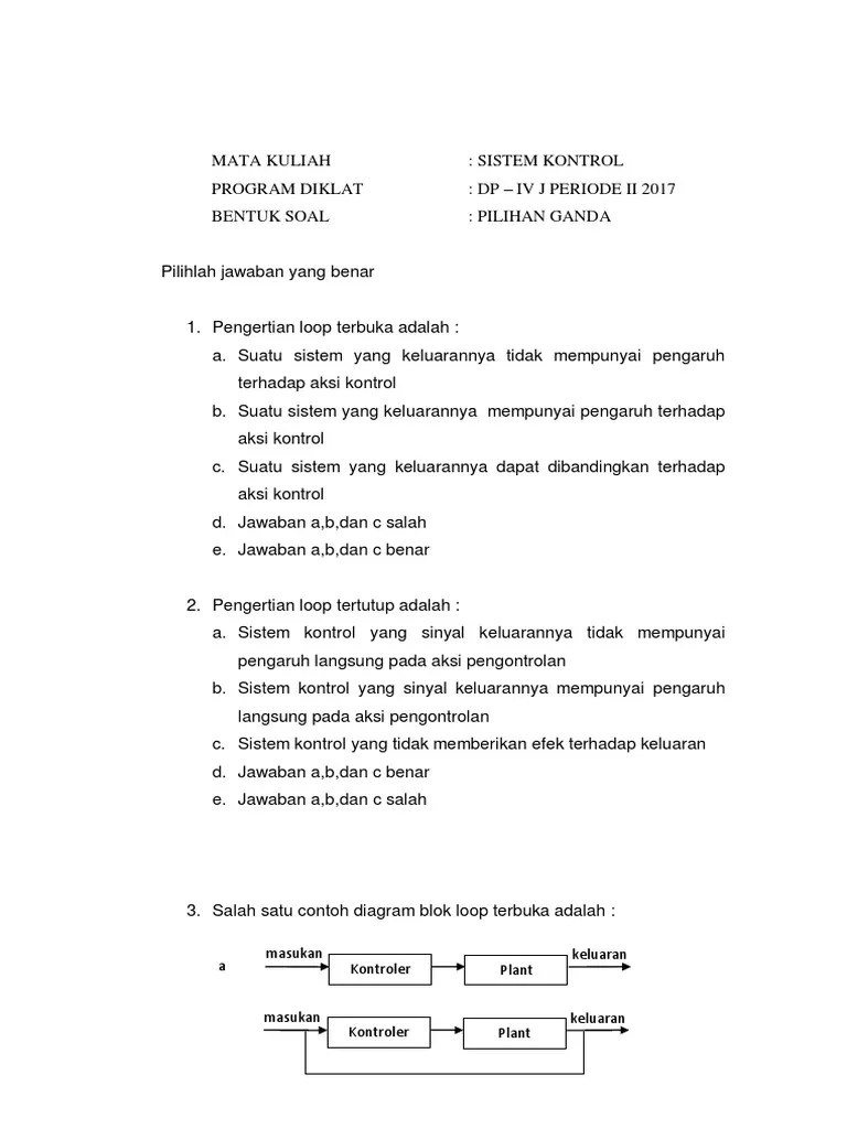 Full mission ship bridge simulator i, full mission ship bridge simulator adalah simulator anjungan kapal, dimana seluruh sistem kerja dan kelengkapan dibuat . Soal Uad Kontrol Pilihan Ganda Kontrol Att2 Pdf