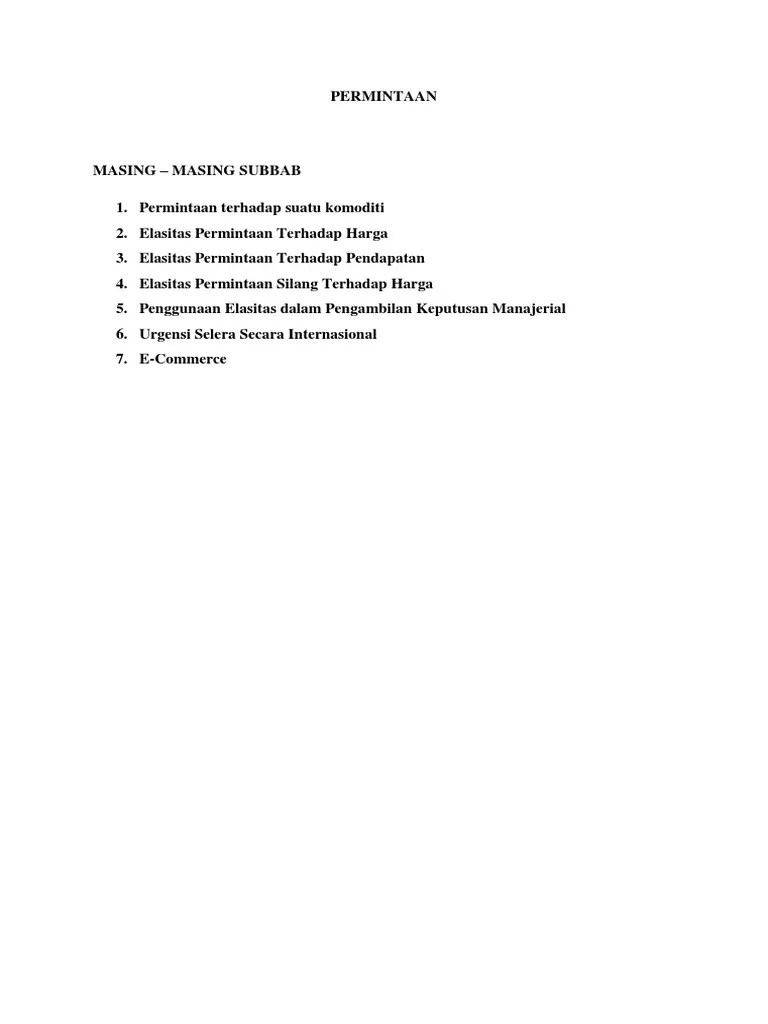 Materi Ekonomi Manajerial | PDF