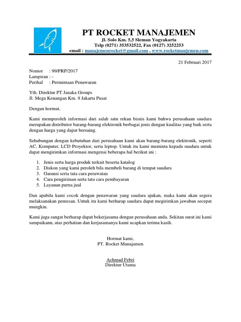 Contoh Surat Resmi Yang Dapat Membantu Anda Sebelum Membuatnya Uprint Id 