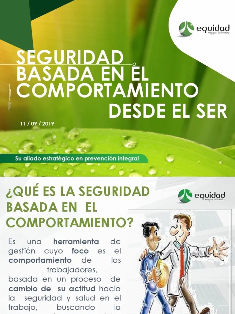 Seguridad Basada En El Comportamiento 11 09 Memoria PDF | PDF | Comportamiento | Evaluación