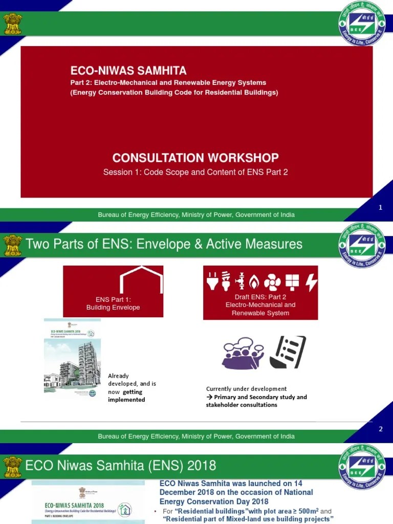 Eco-Niwas Samhita Part 2 Electromechanical System | Download Free PDF | Air Conditioning ...