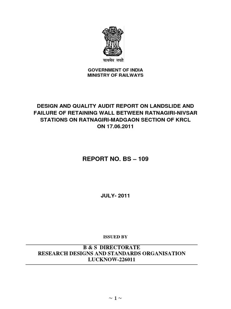 Analysis Of Failure Of Retaining Wall | PDF | Drainage | Soil