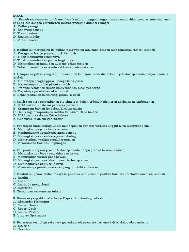 Manfaat Produk Bioteknologi Dalam Bidang Kesehatan Adalah Brainly