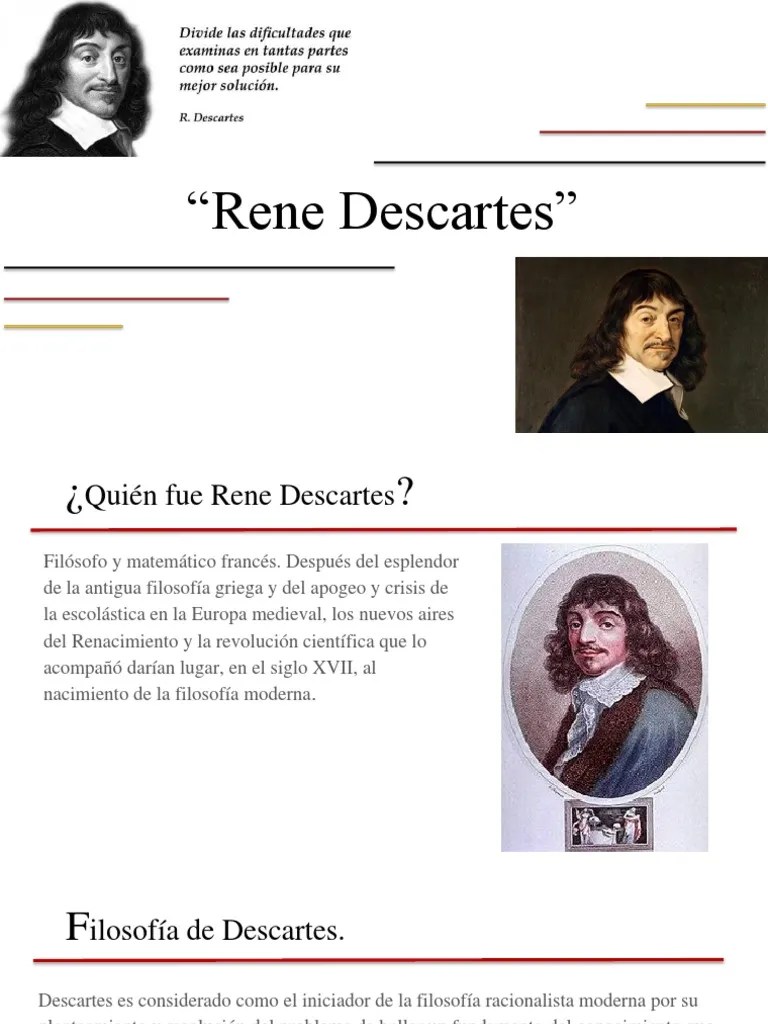 Rene Descartes | PDF