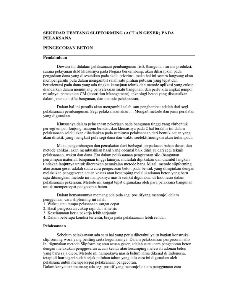 TUGAS Perancah | PDF