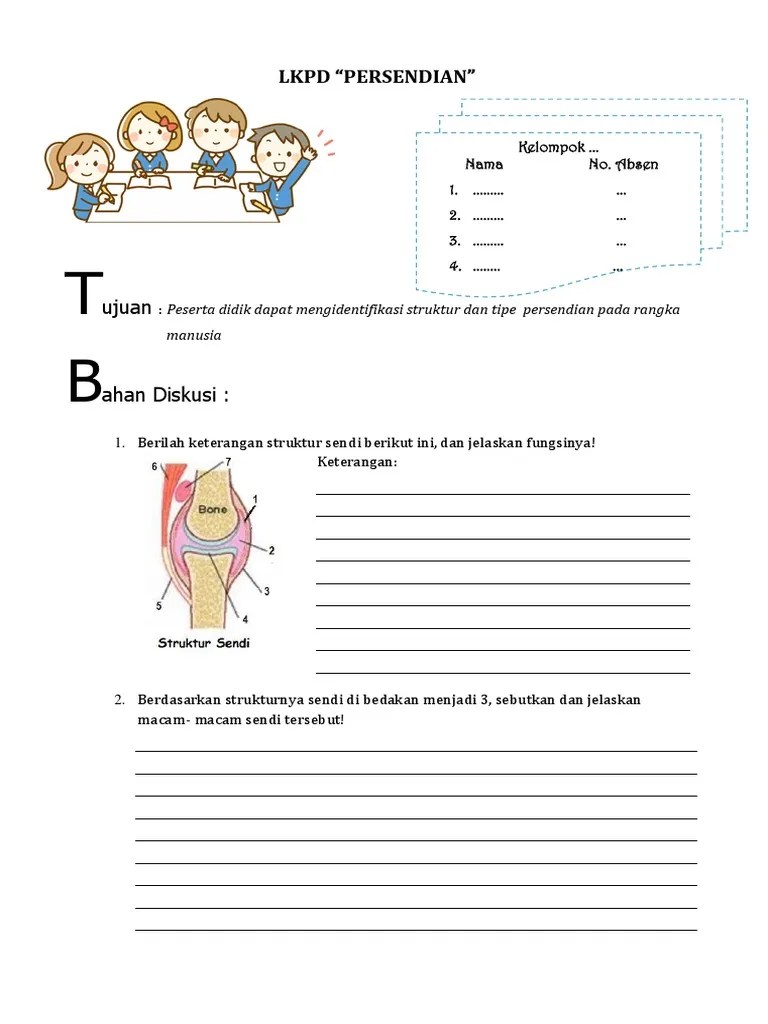LKPD Sendi 1 | PDF