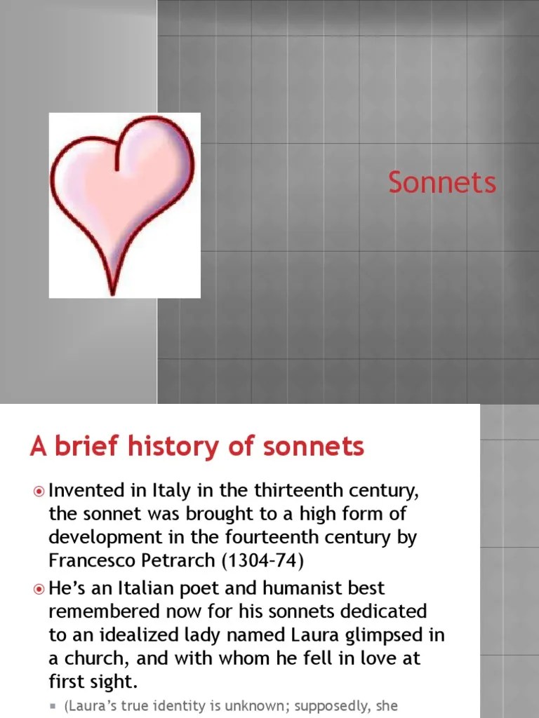 Sonnets | PDF | Sonnets | Metre (Poetry)