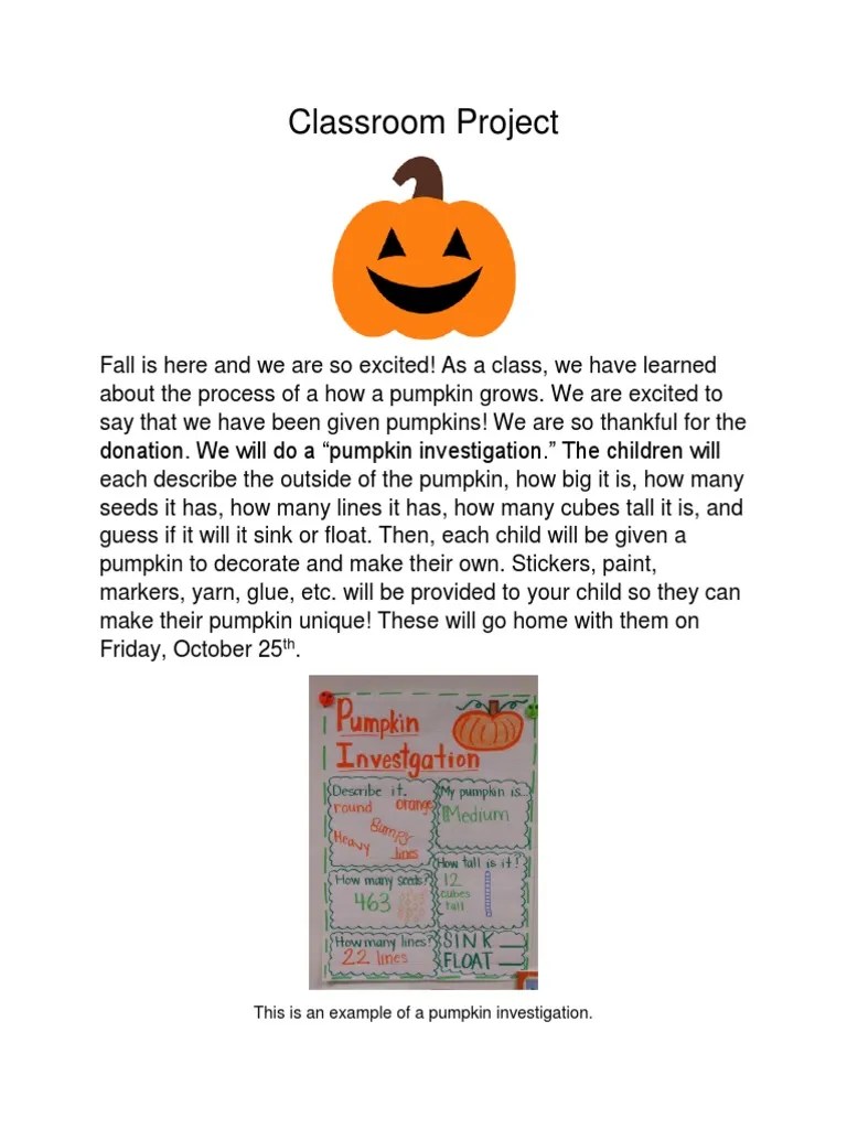 Classroom Project | PDF