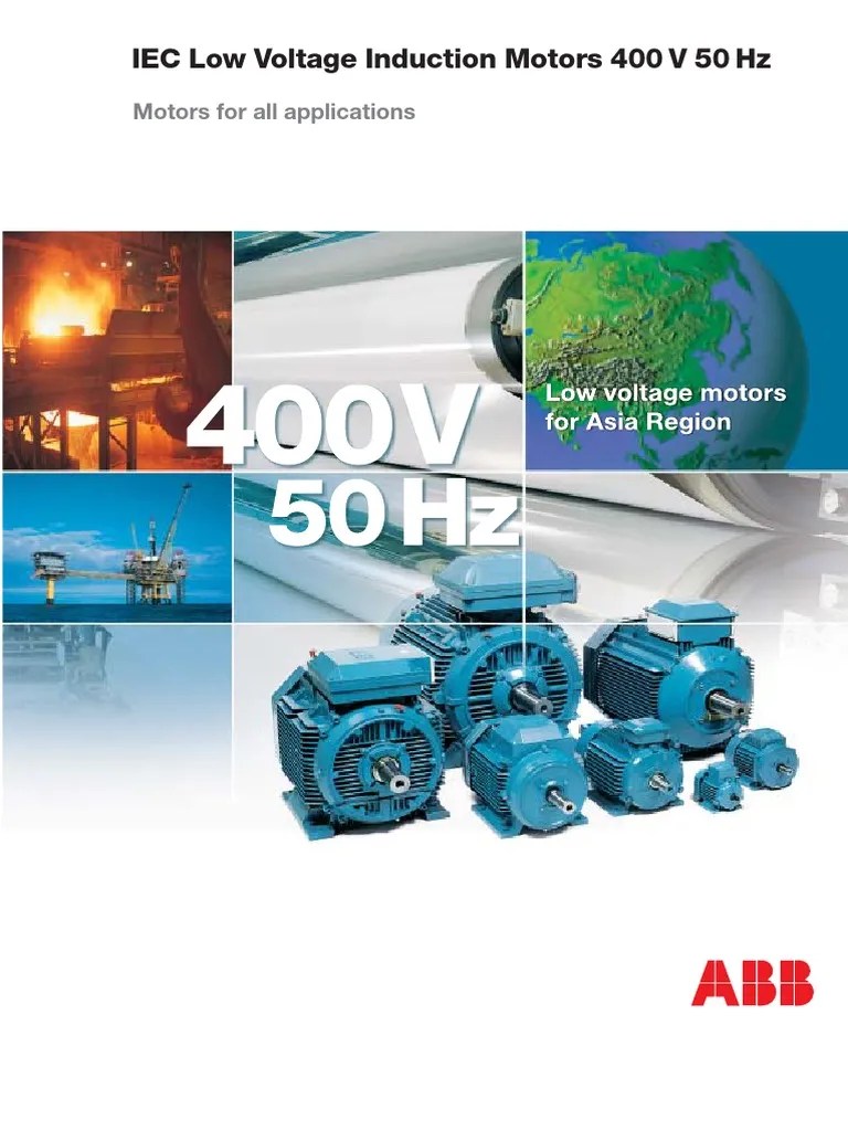 Abb Motor General Catalogue Electric Motor Engines