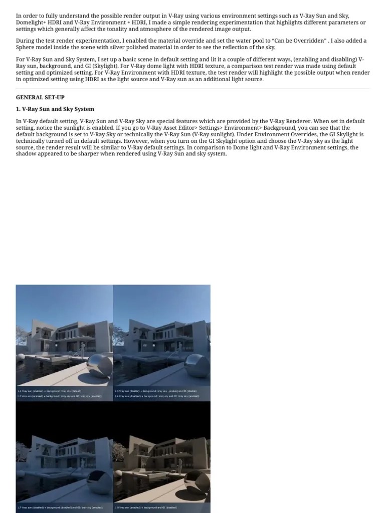 Exterior Render Settings (V-Ray 3.4 For SketchUp) - SketchUp 3D ...
