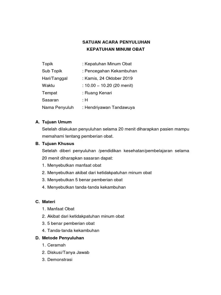 Sap Penyuluhan Igho | PDF