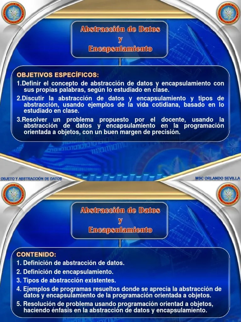 Unidad 2. Abstraccion De Datos Y Encapsulamiento - Definitiva - Ca PDF | PDF | Abstracción ...