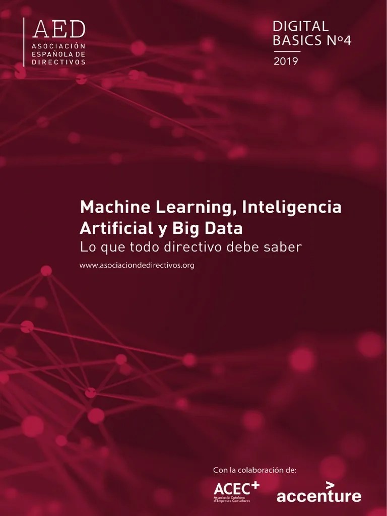 Machine Learning | PDF | Aprendizaje Automático | Big Data