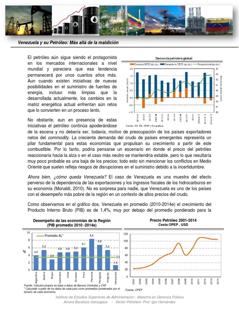 Venezuela Y Su Petroleo PDF | PDF | Petróleo | Venezuela