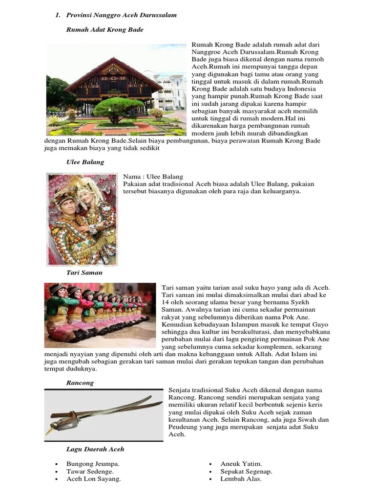 Keanekaragaman Budaya Indonesia | PDF