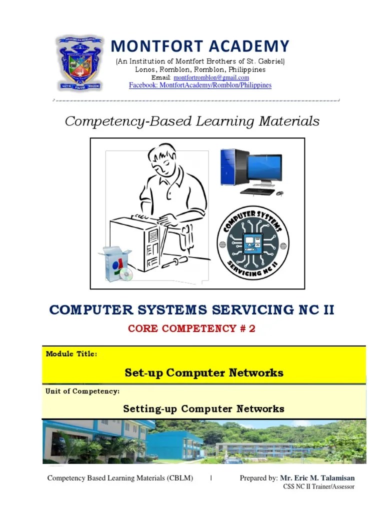 CSS NC II Core 2 Set-Up Computer Networks Updated | PDF | Coaxial Cable ...