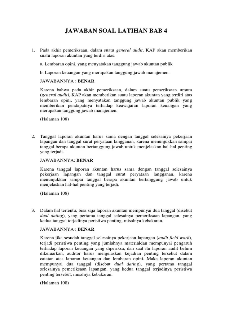 Contoh soal kasus auditing 2 dan jawabannya dengan from detiks.github.io. Contoh Soal Kasus Auditing 2 Dan Jawabannya Revisi Id